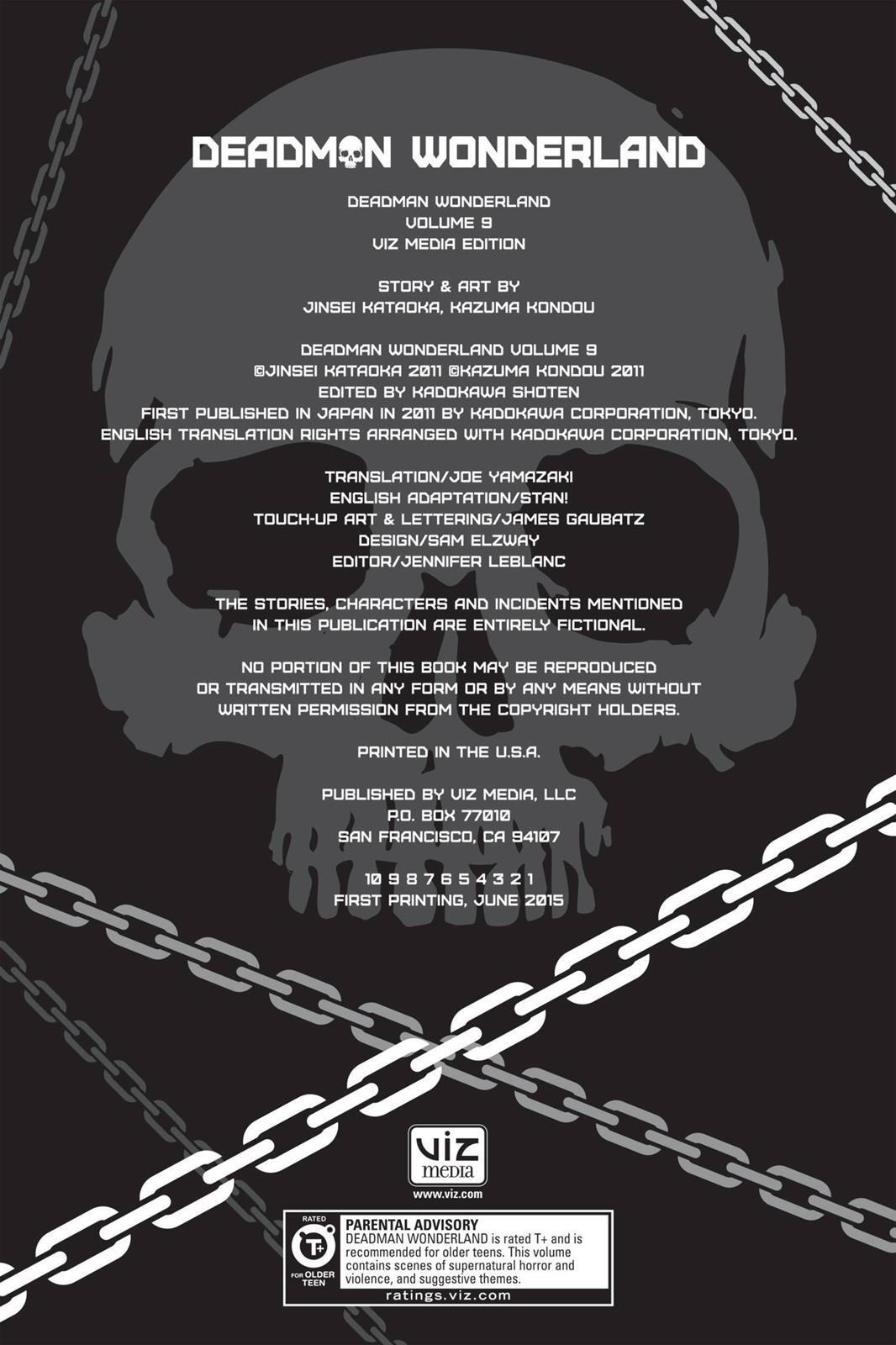 Read Deadman Wonderland Manga Online