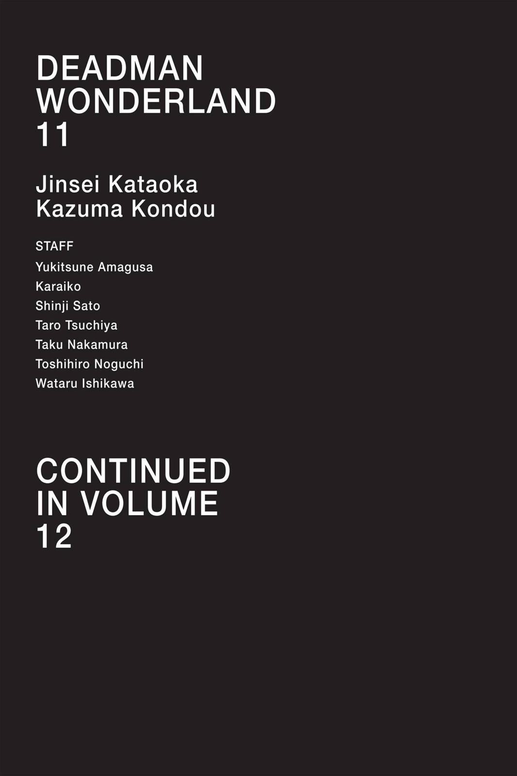 Read Deadman Wonderland Manga Online