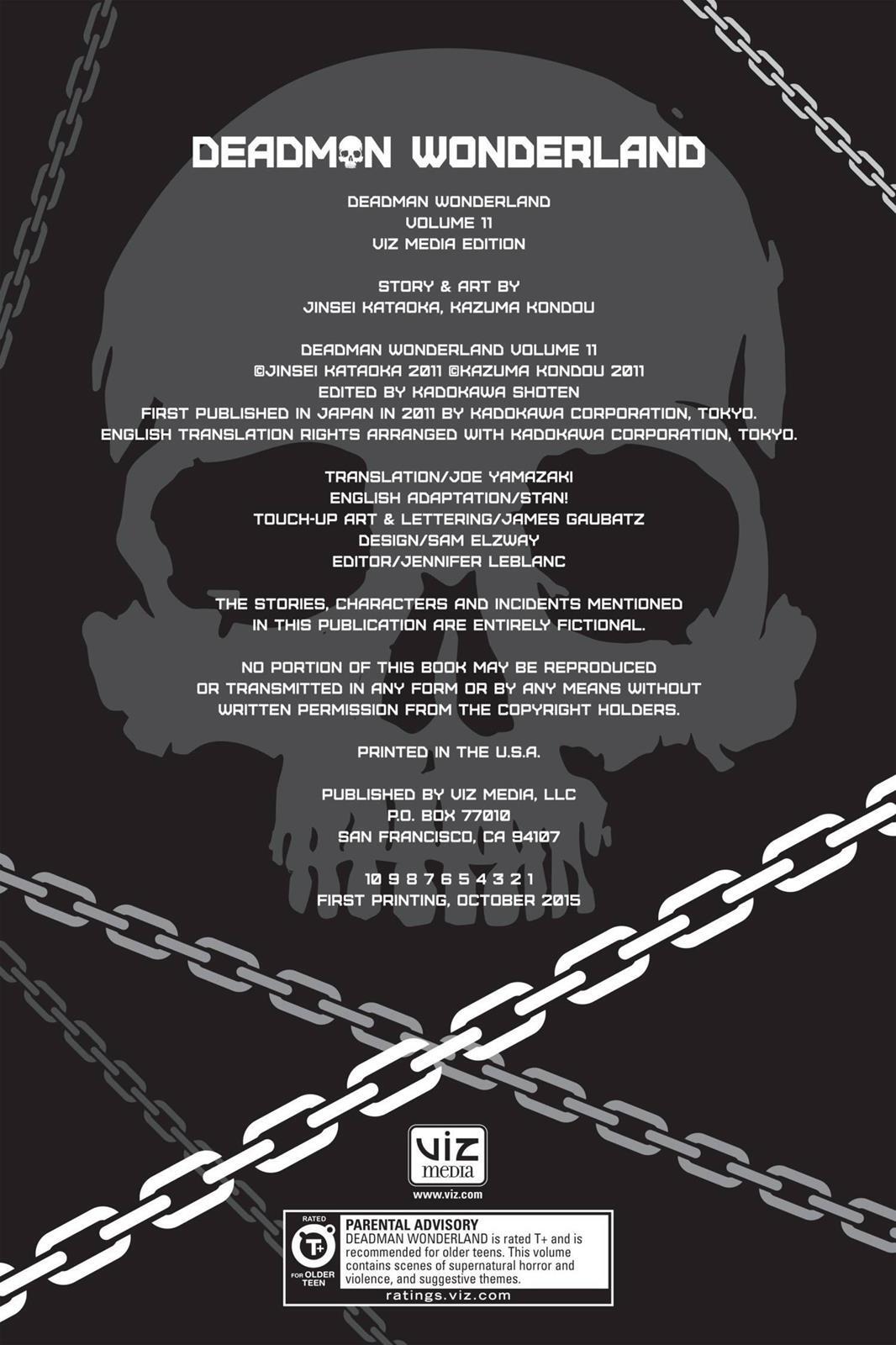 Read Deadman Wonderland Manga Online