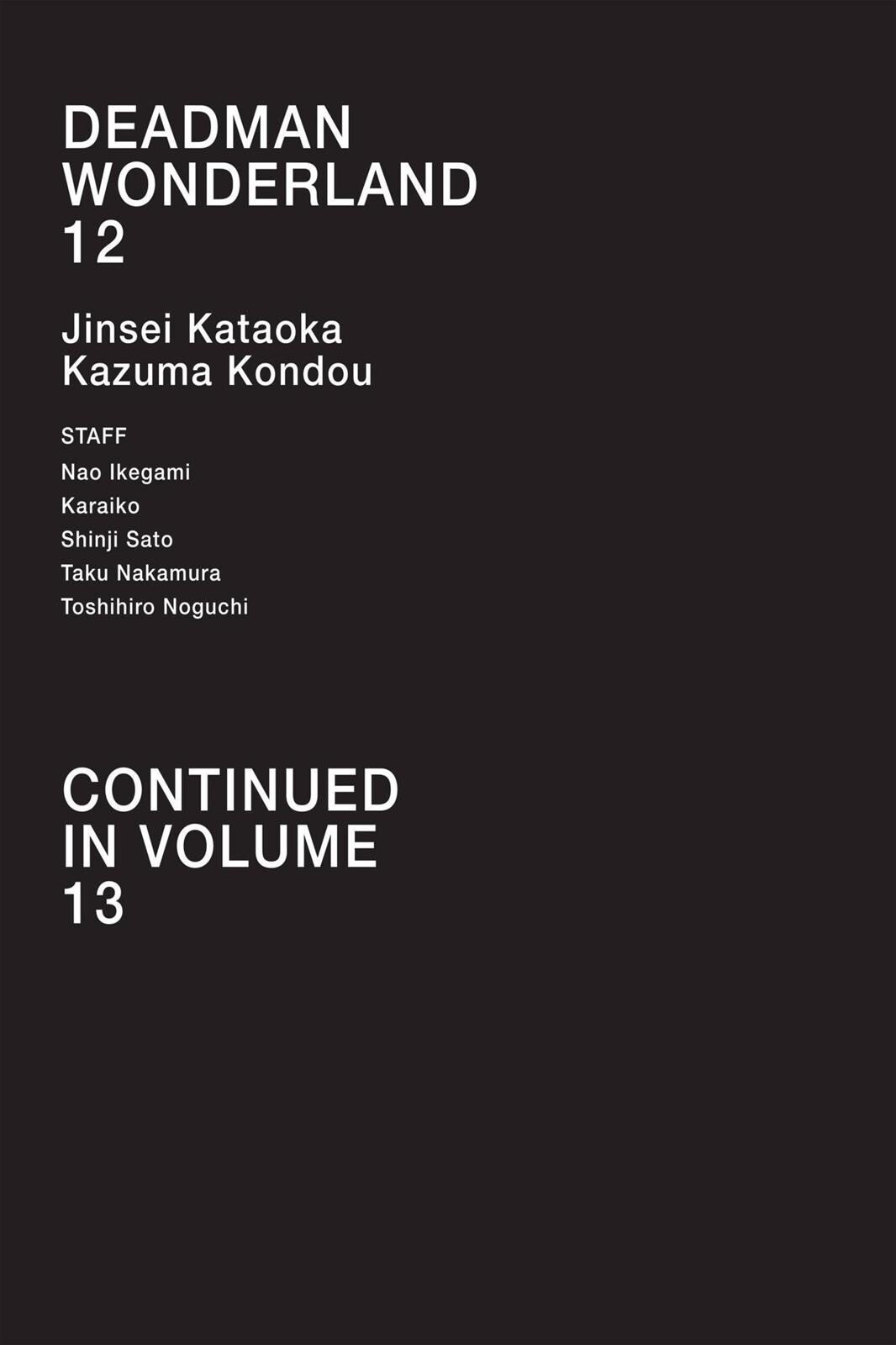 Read Deadman Wonderland Manga Online