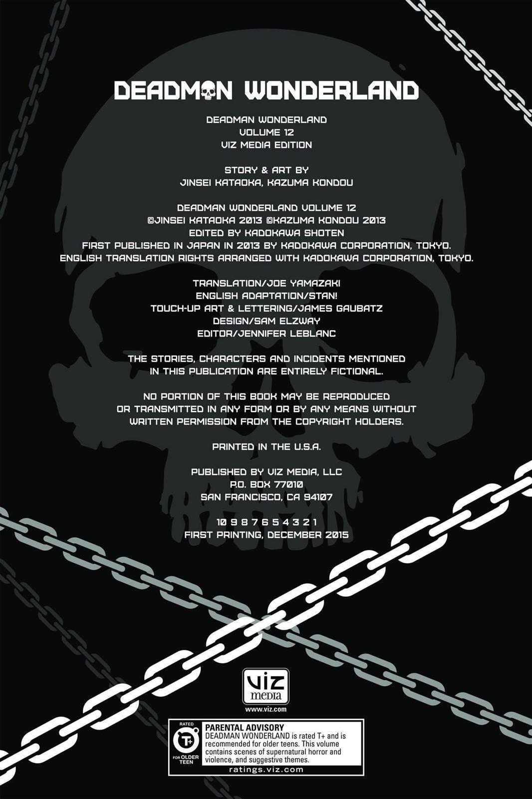 Read Deadman Wonderland Manga Online