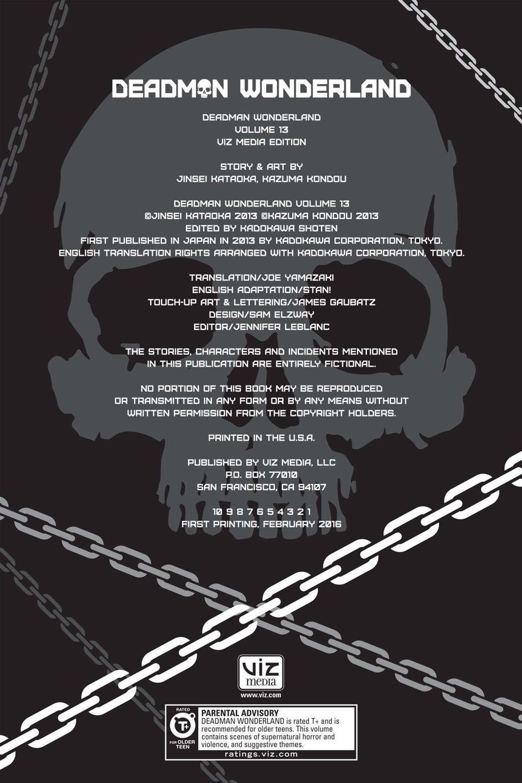 Read Deadman Wonderland Manga Online