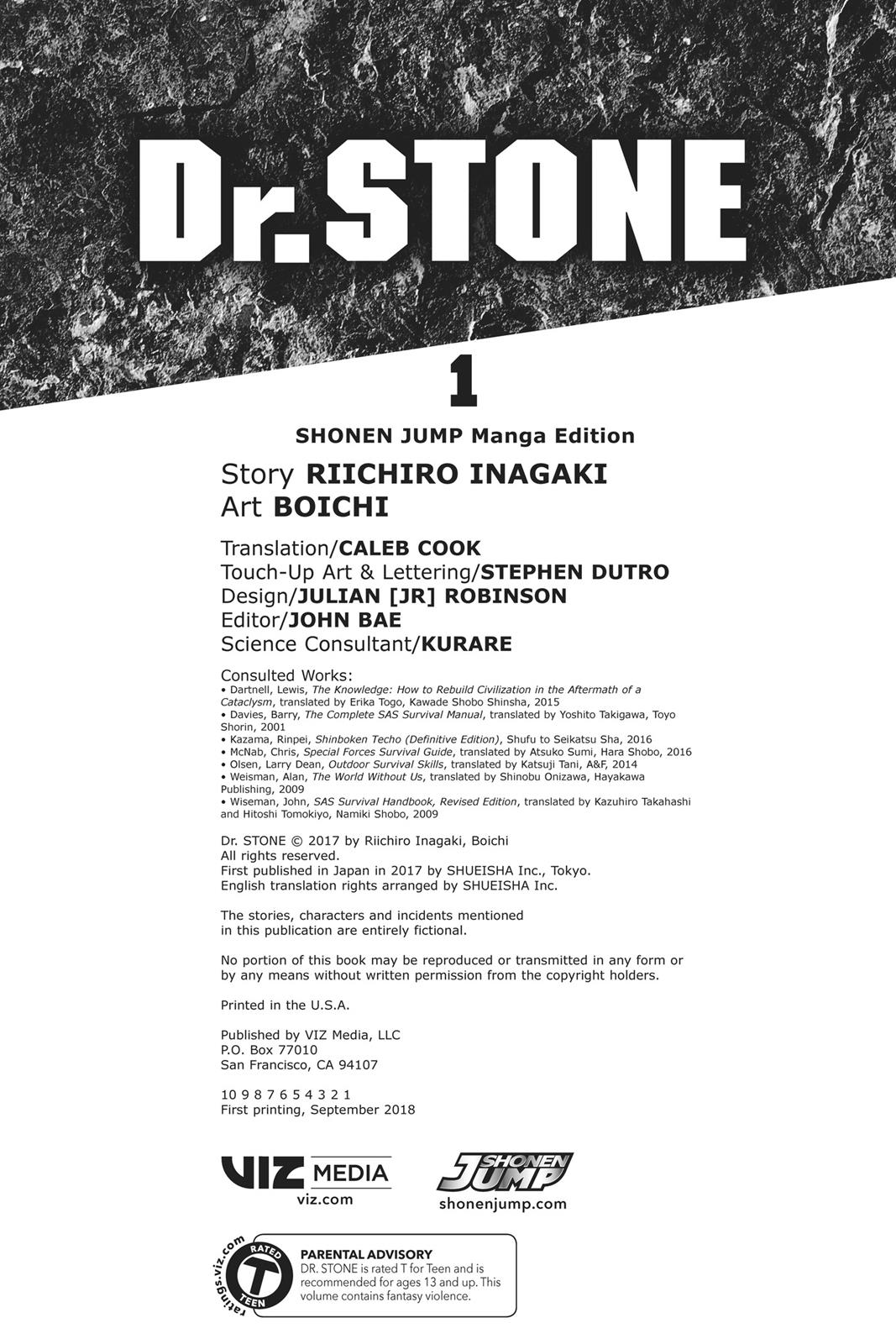 Read Dr. STONE Manga Online