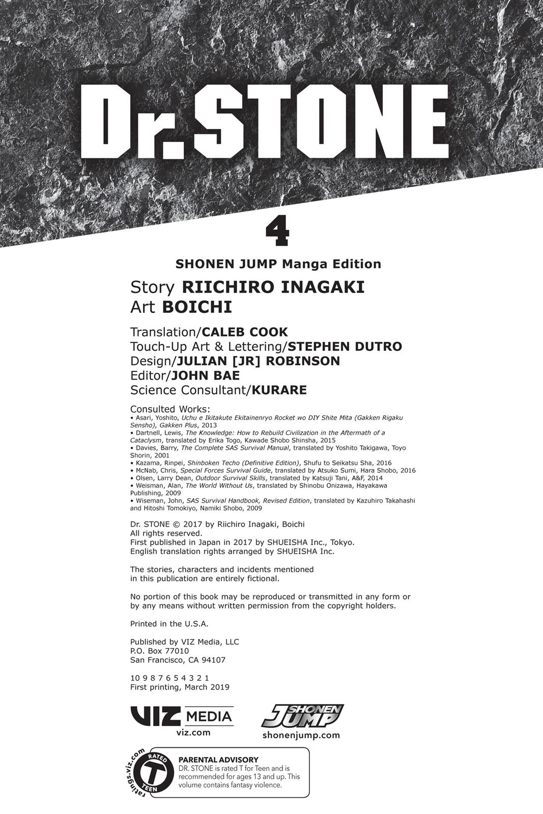 Read Dr. STONE Manga Online