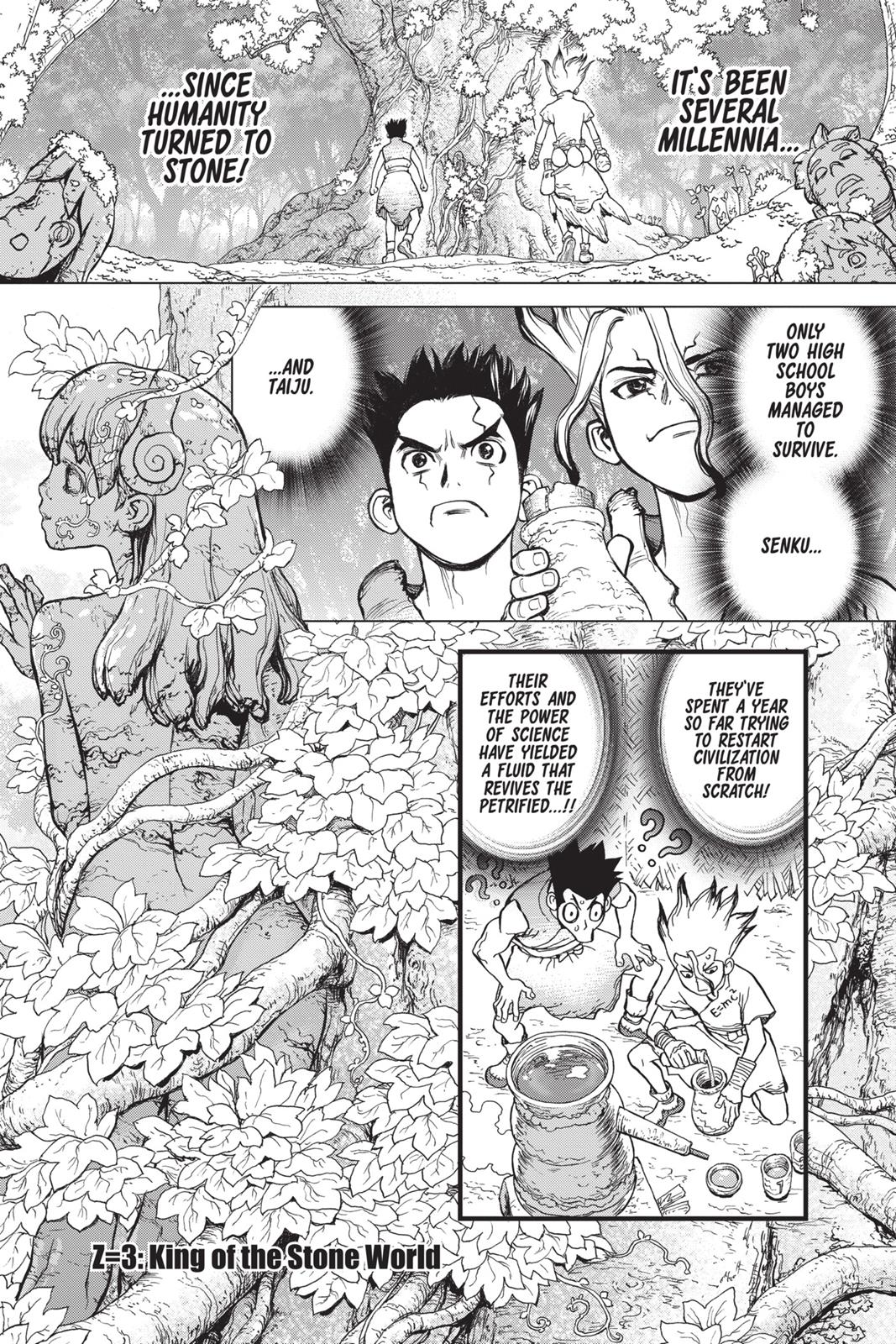 Read Dr. STONE Manga Online