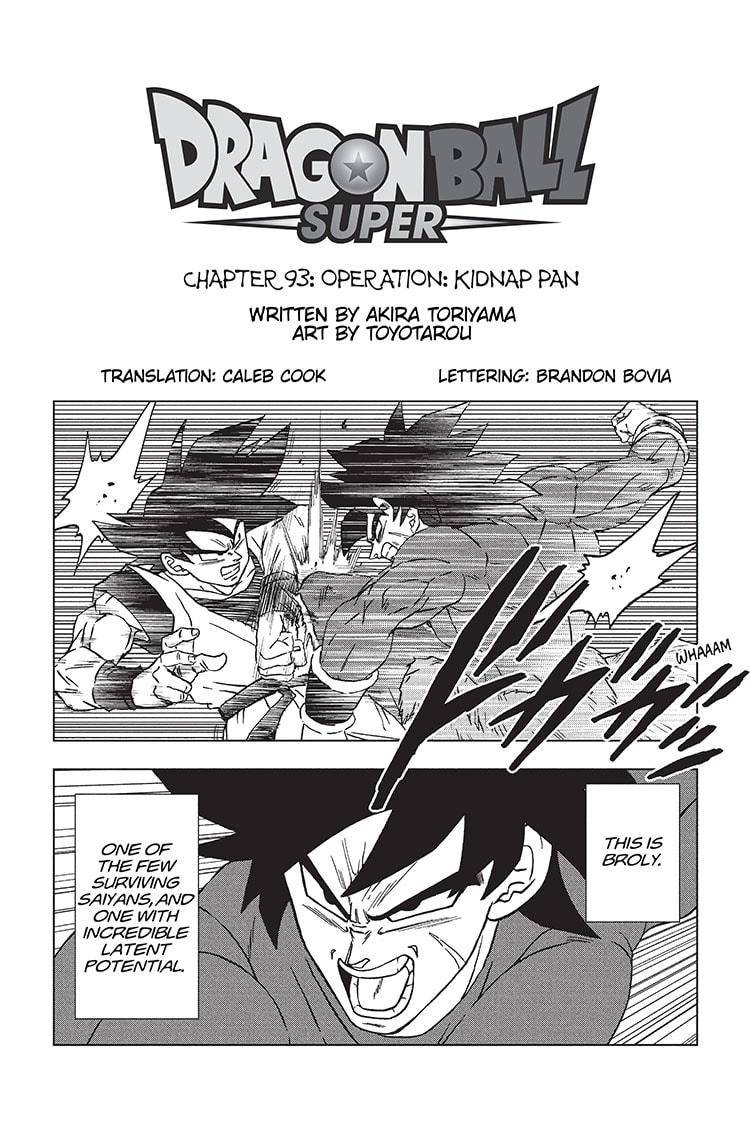 Read Dragon Ball Super Manga Online