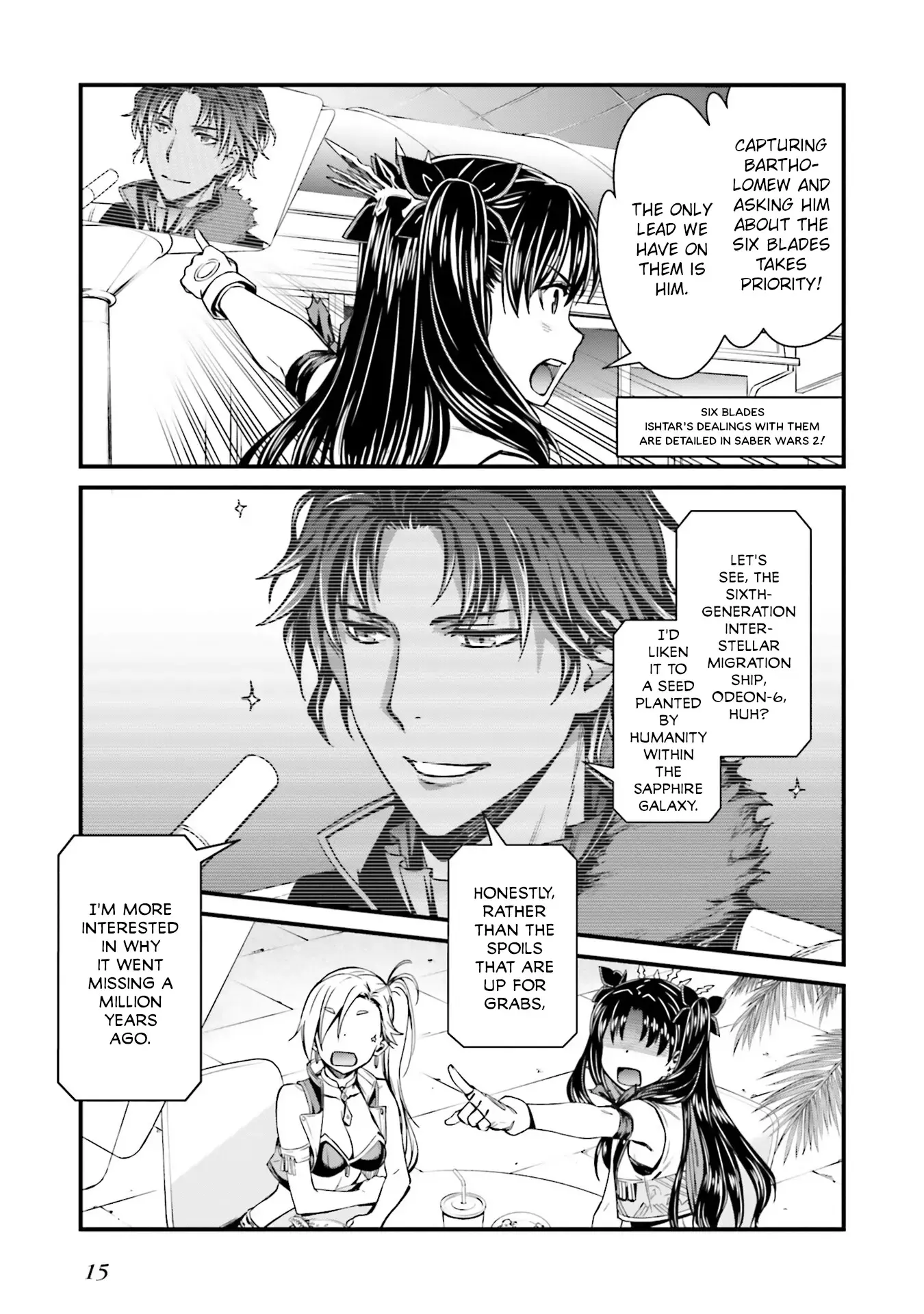 Read Fate-Grand Order SABER WARS II Side Story- Jane & Ishtar ~A Shooting Star of a Million Light Years~ Manga Online