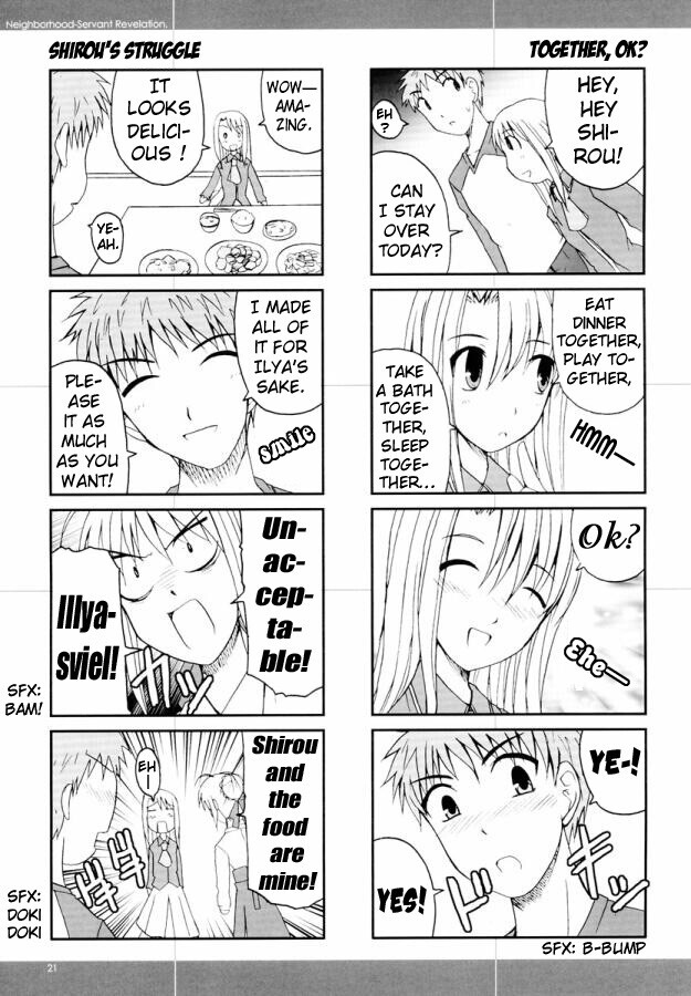 Read Fate-Stay Night - Gokijou Eirei Mokushiroku 2 (Doujinshi) Manga Online