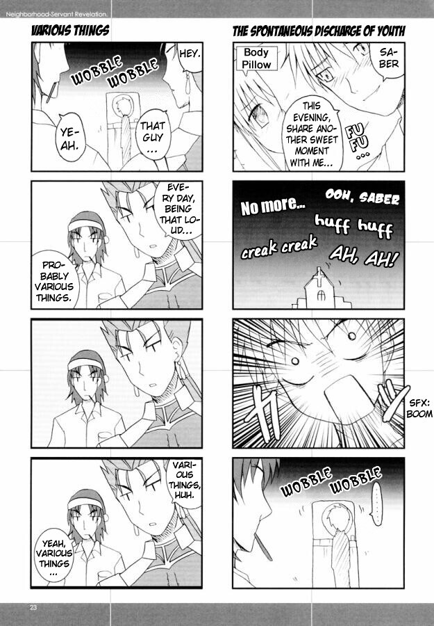 Read Fate-Stay Night - Gokijou Eirei Mokushiroku 2 (Doujinshi) Manga Online