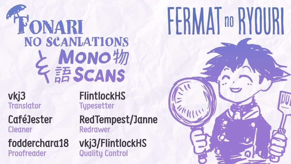 Read Fermat no Ryouri Manga Online