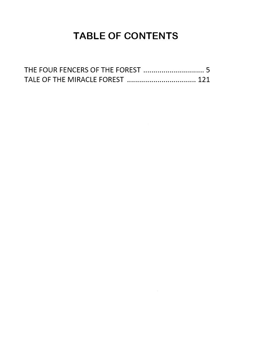Read Four Fencers of the Forest Manga Online