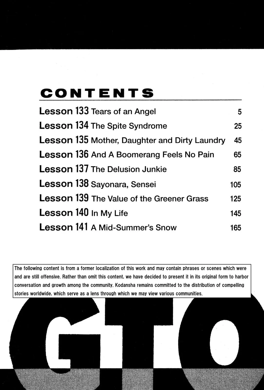 Read GTO Great Teacher Onizuka Manga Online