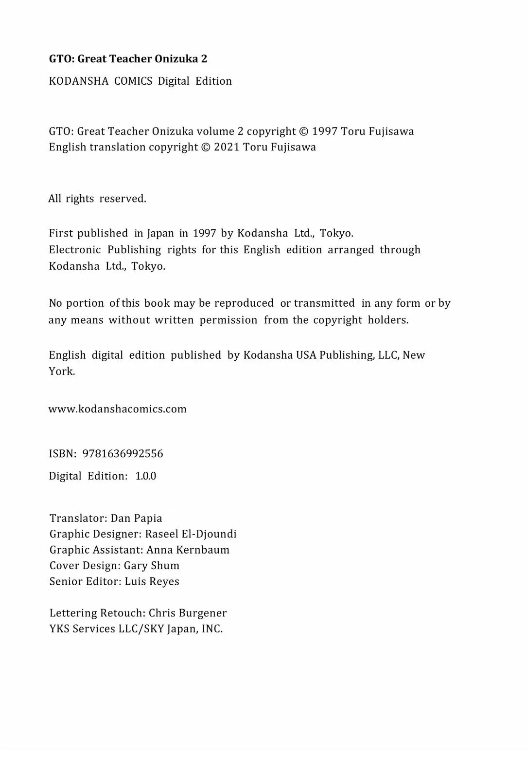 Read GTO Great Teacher Onizuka Manga Online