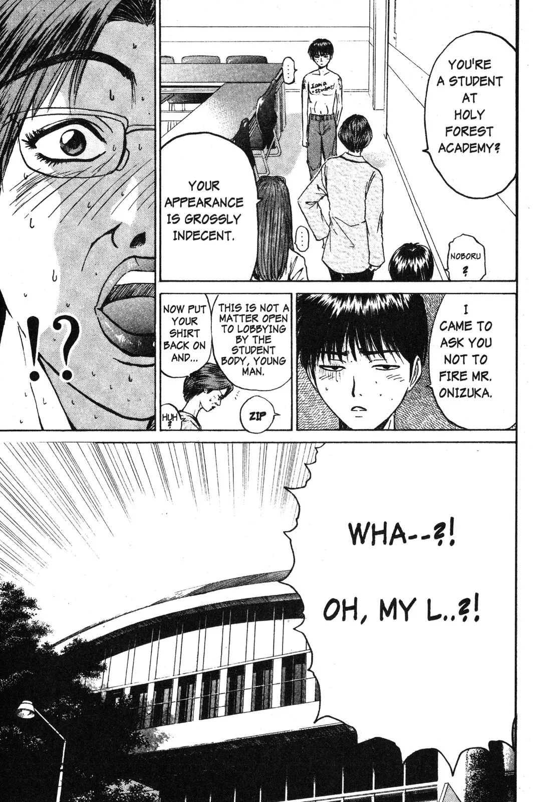 Read GTO Great Teacher Onizuka Manga Online