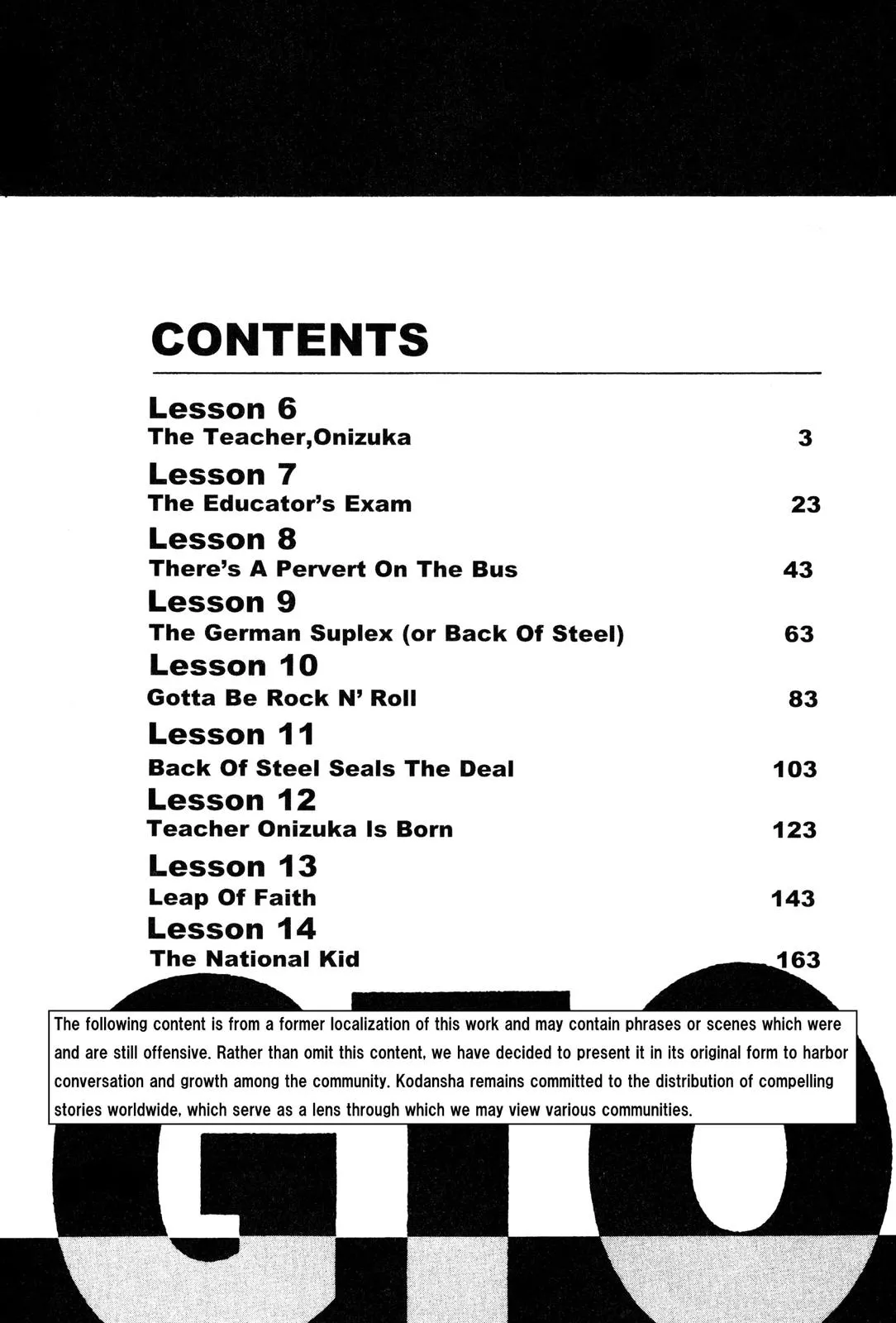 Read GTO Great Teacher Onizuka Manga Online