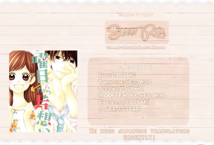 Read Getsuyoubi Kara Kataomoi Manga Online