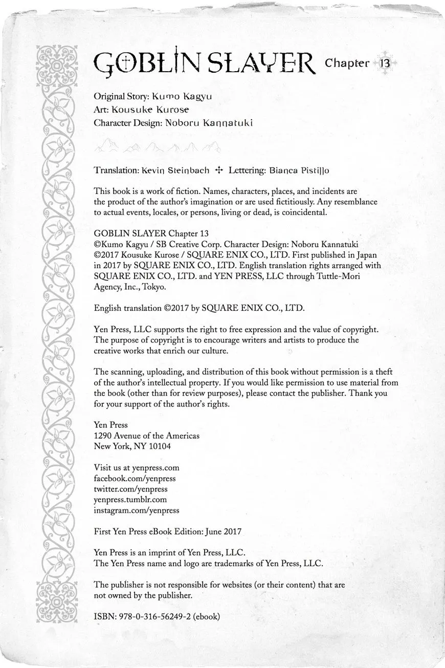 Read Goblin Slayer Manga Online