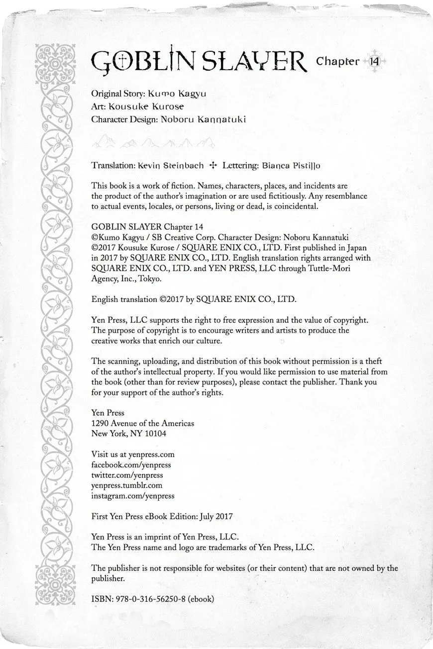 Read Goblin Slayer Manga Online