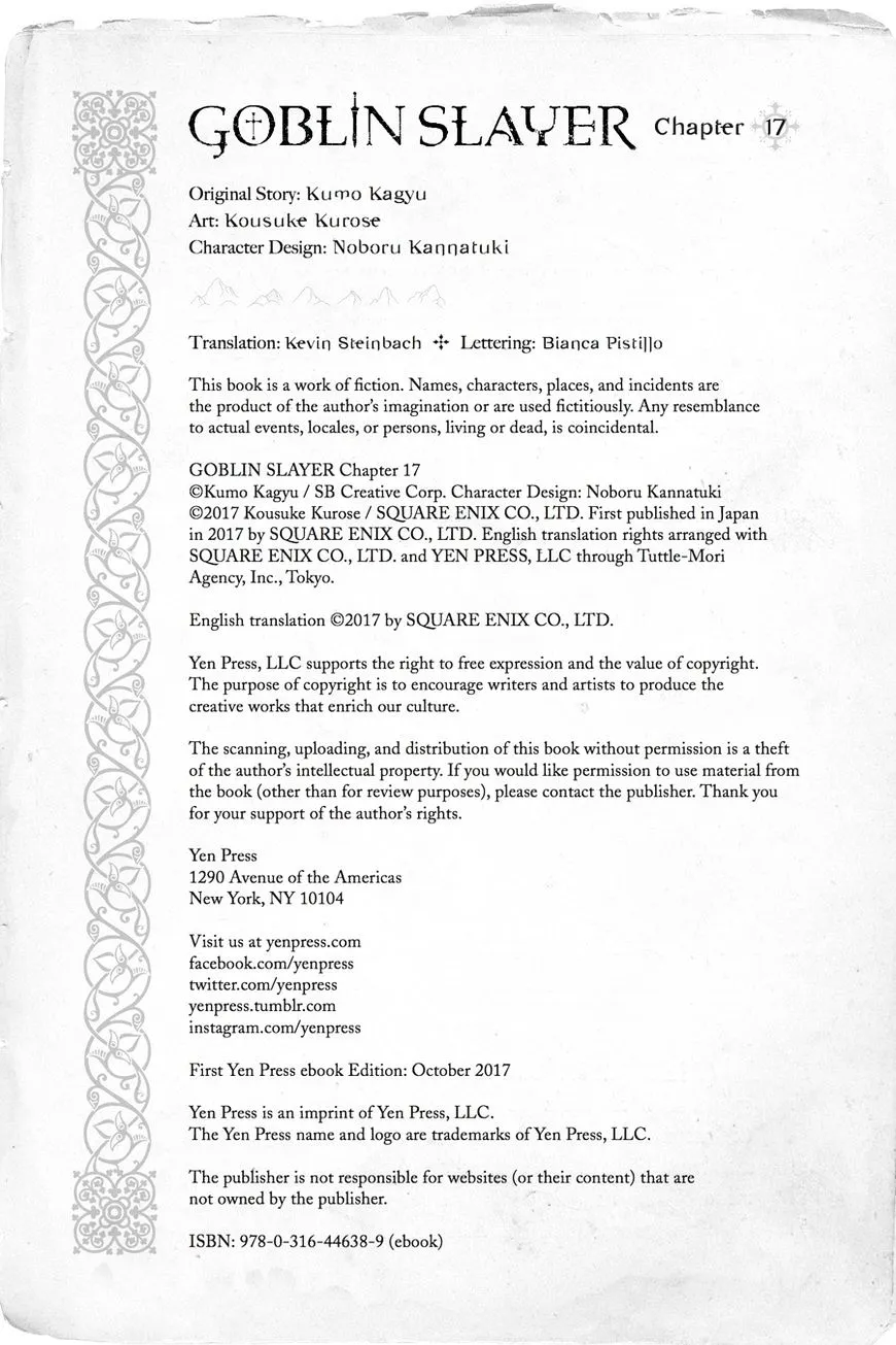 Read Goblin Slayer Manga Online