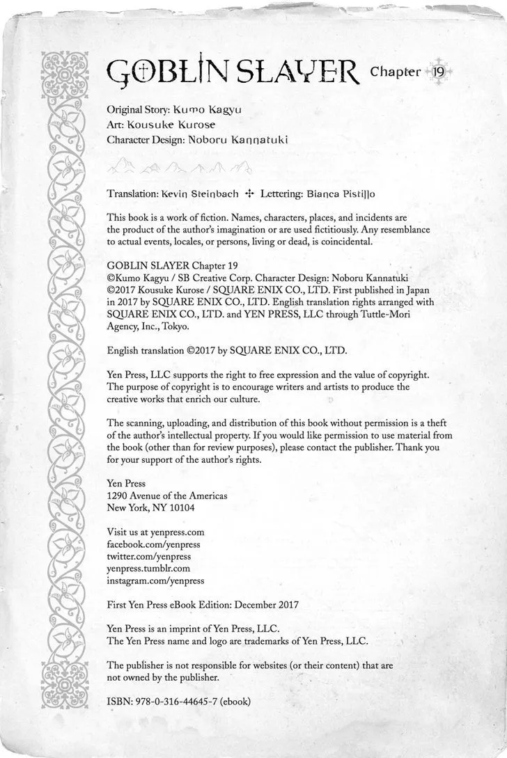 Read Goblin Slayer Manga Online