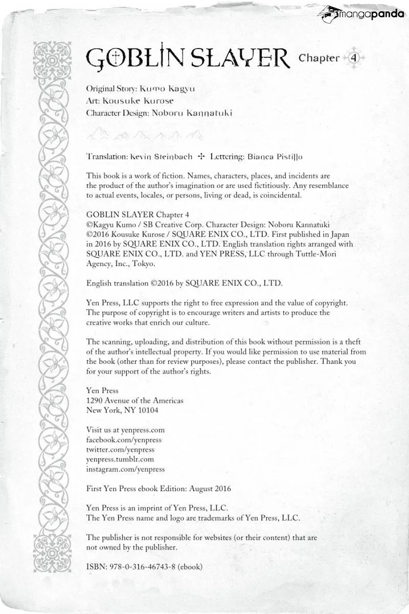 Read Goblin Slayer Manga Online