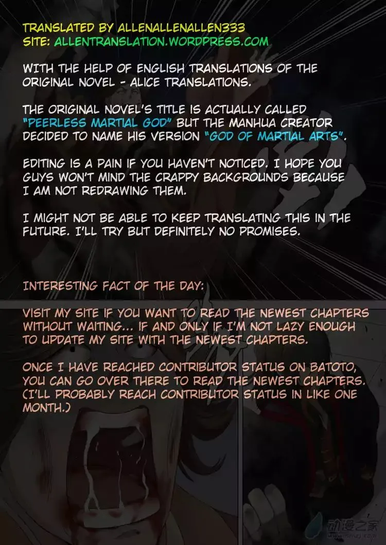 Read God Of Martial Arts Manga Online