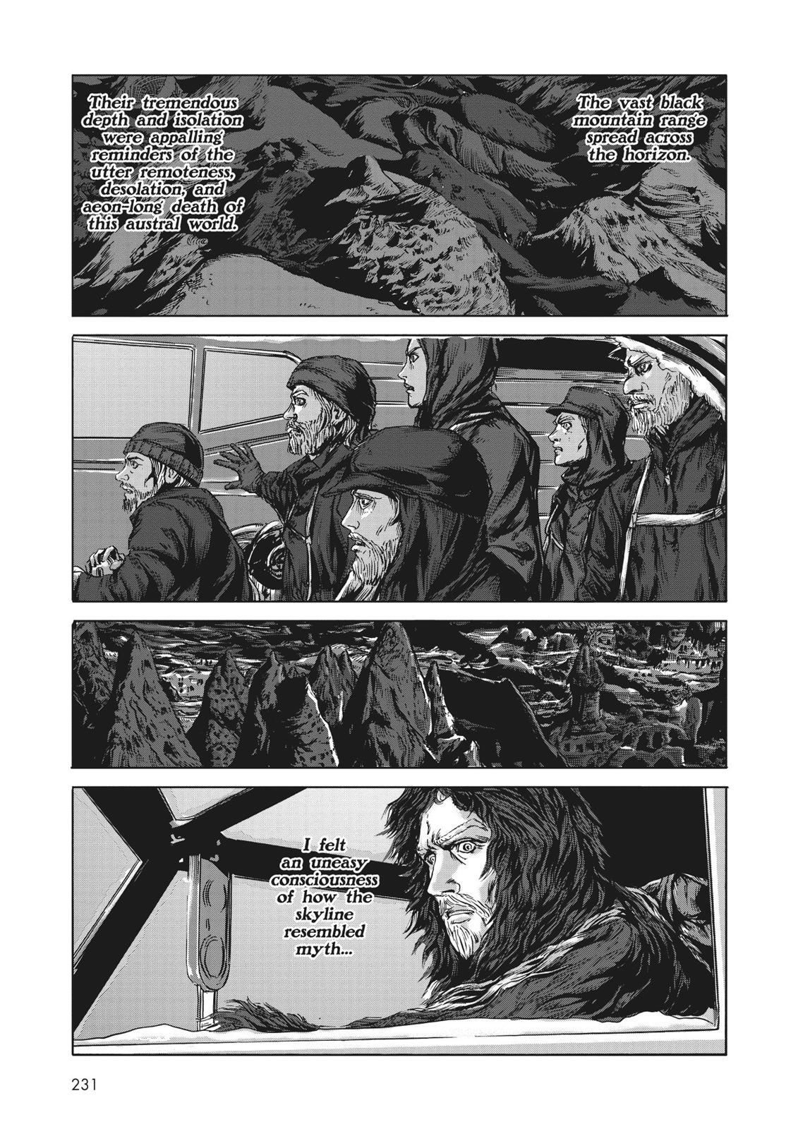 Read H.P. Lovecraft's At the Mountains of Madness Manga Online