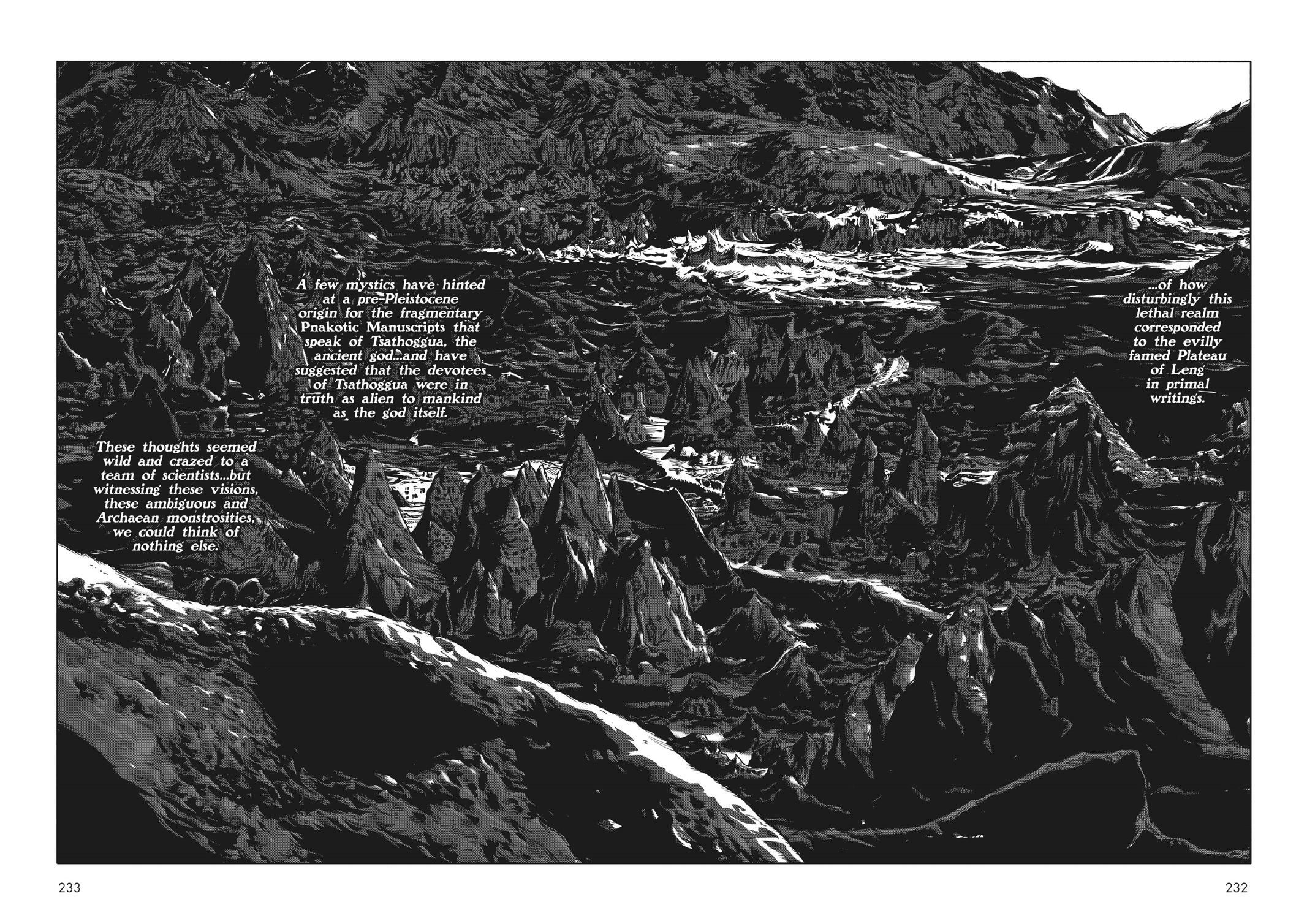Read H.P. Lovecraft's At the Mountains of Madness Manga Online