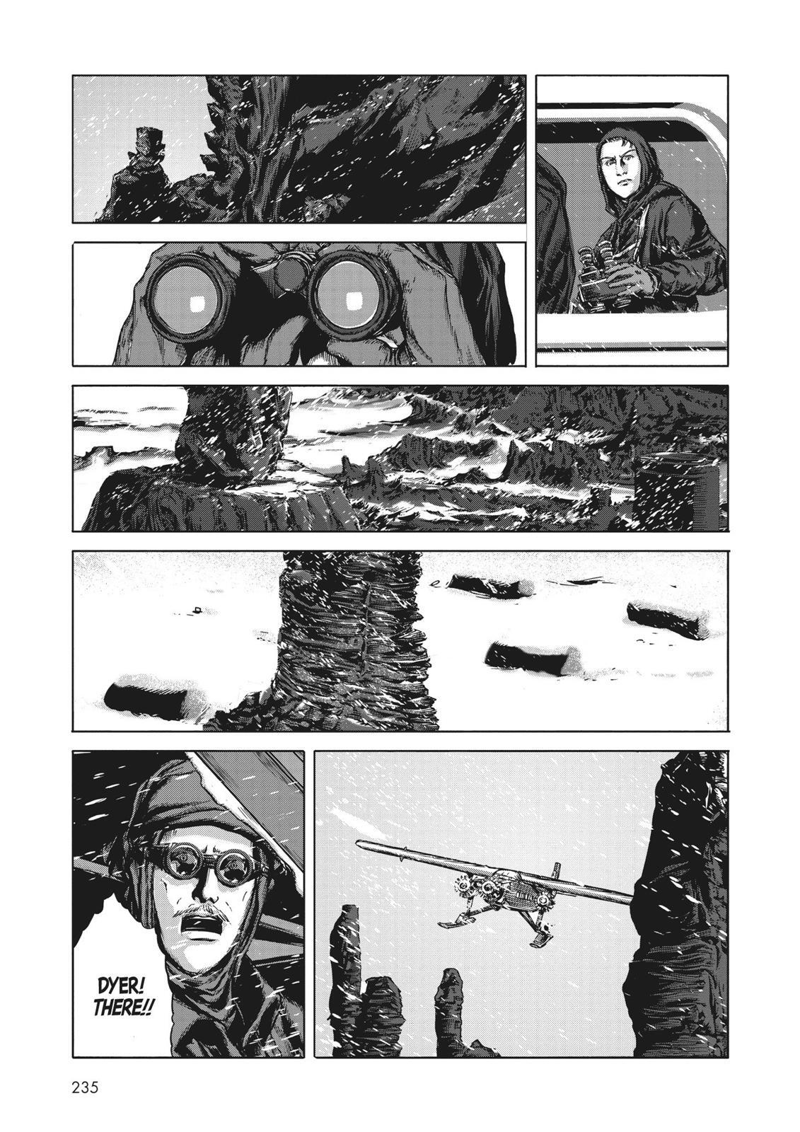 Read H.P. Lovecraft's At the Mountains of Madness Manga Online