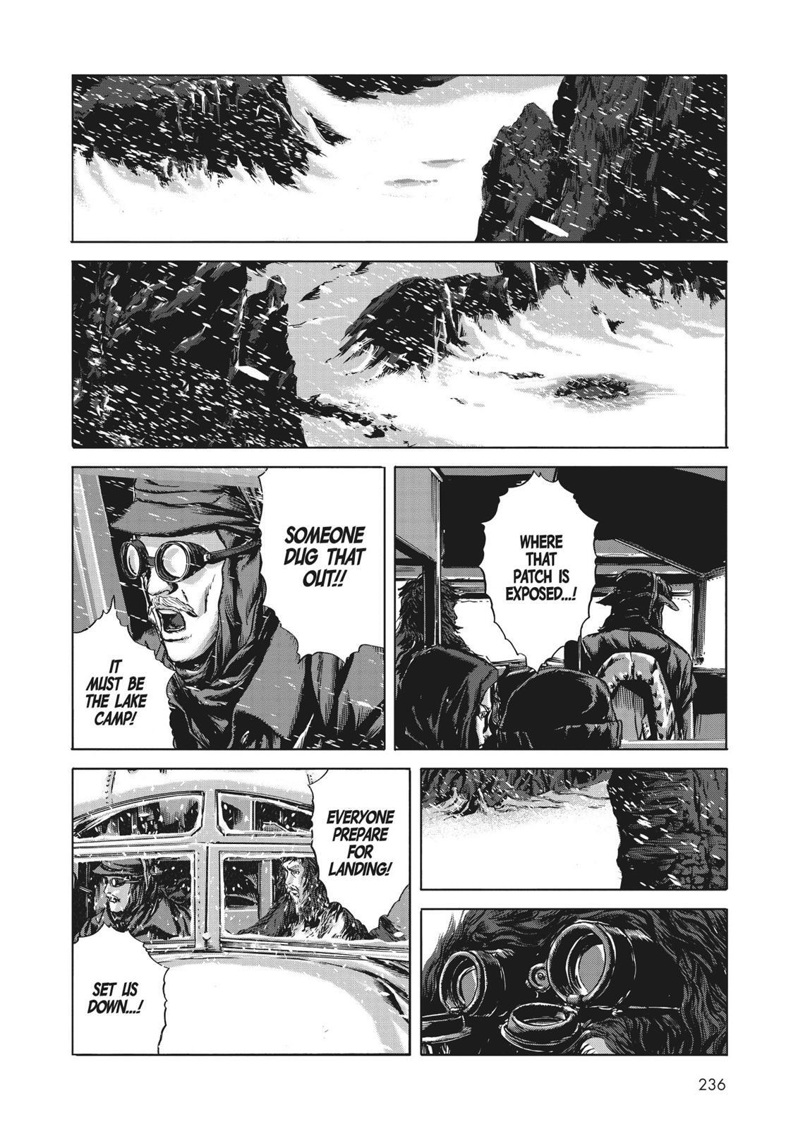 Read H.P. Lovecraft's At the Mountains of Madness Manga Online