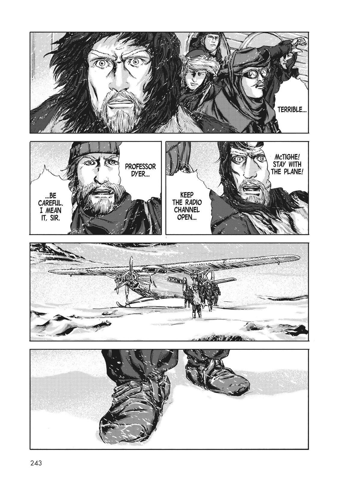 Read H.P. Lovecraft's At the Mountains of Madness Manga Online