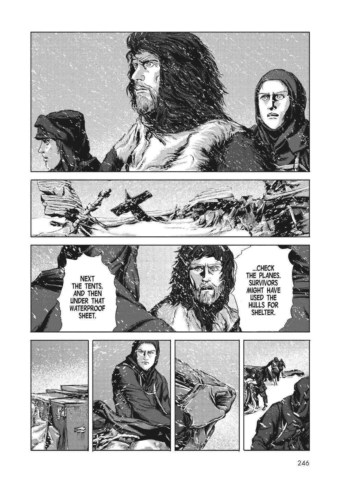 Read H.P. Lovecraft's At the Mountains of Madness Manga Online