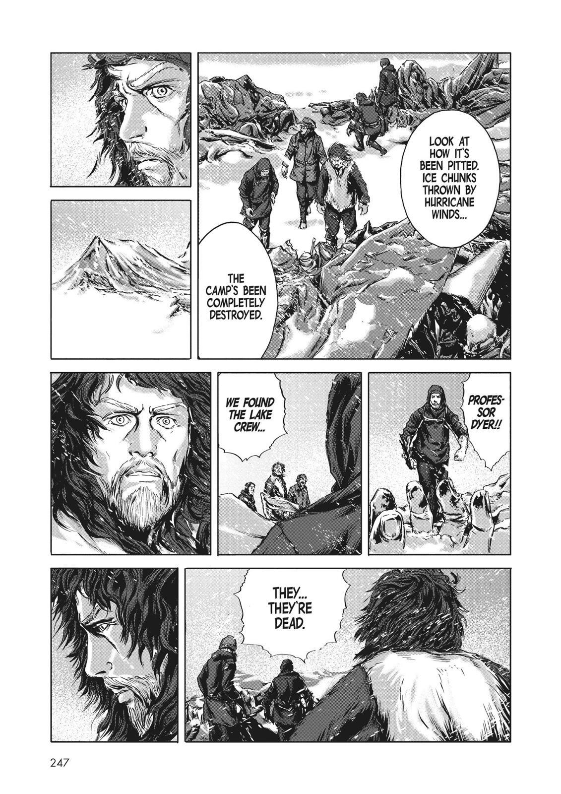 Read H.P. Lovecraft's At the Mountains of Madness Manga Online