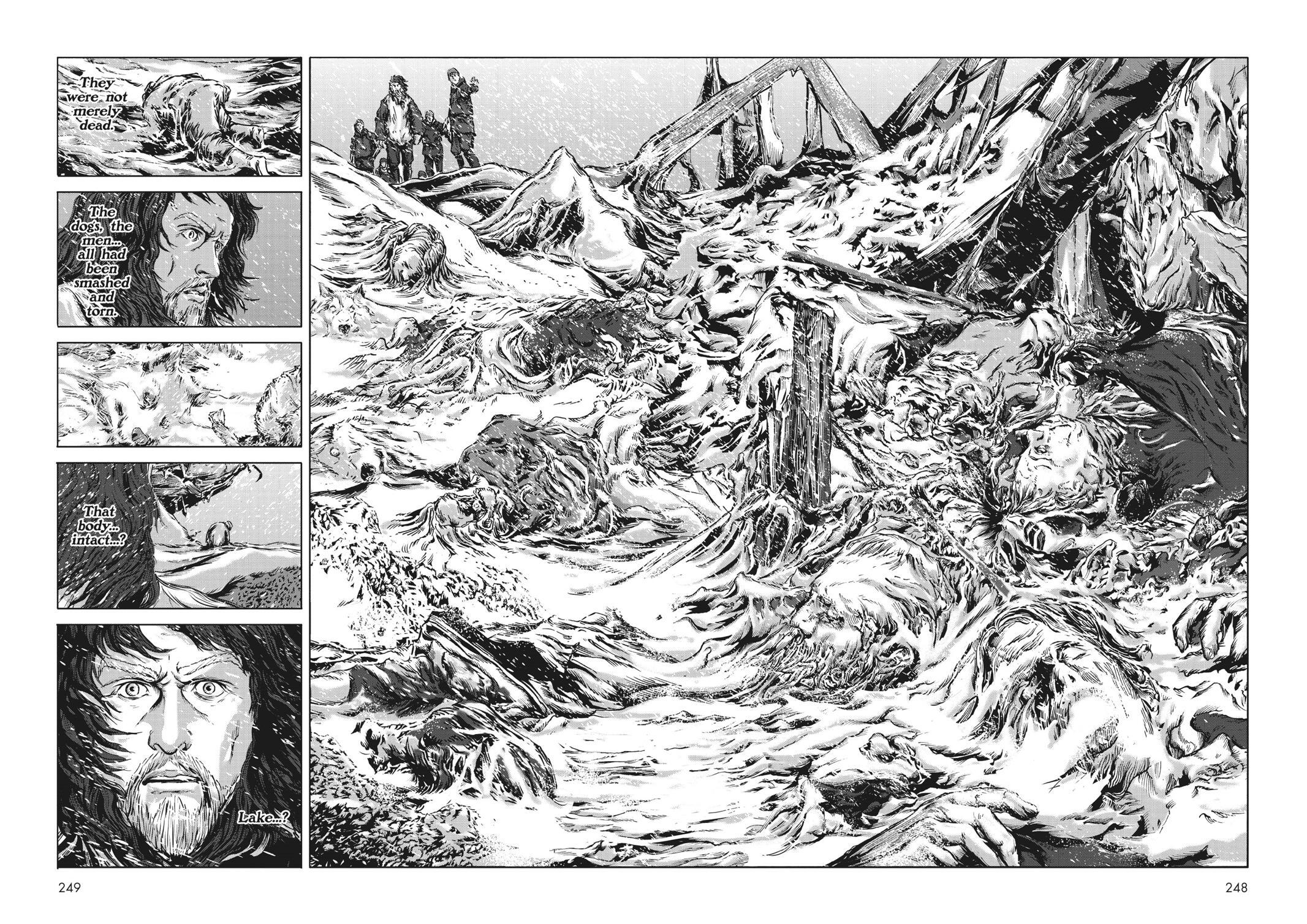 Read H.P. Lovecraft's At the Mountains of Madness Manga Online
