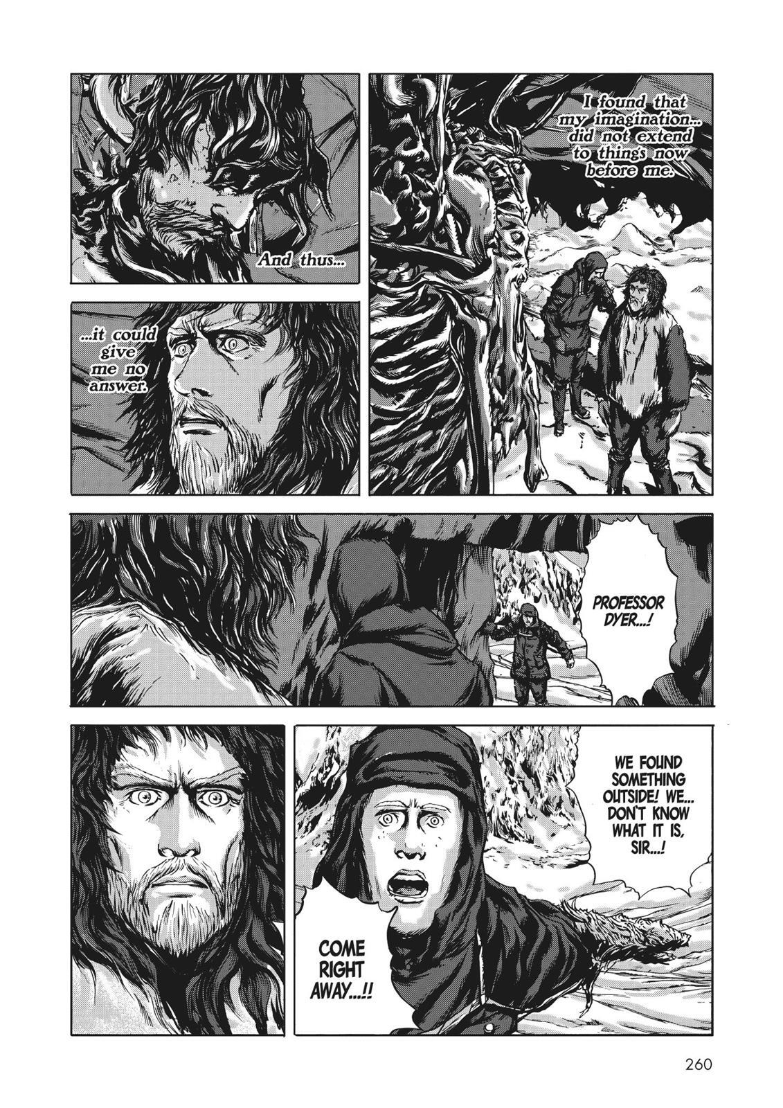 Read H.P. Lovecraft's At the Mountains of Madness Manga Online