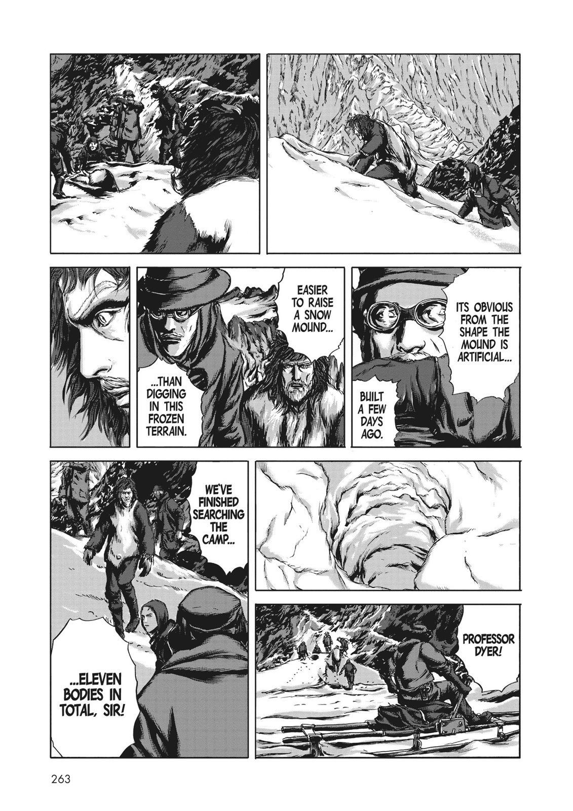 Read H.P. Lovecraft's At the Mountains of Madness Manga Online