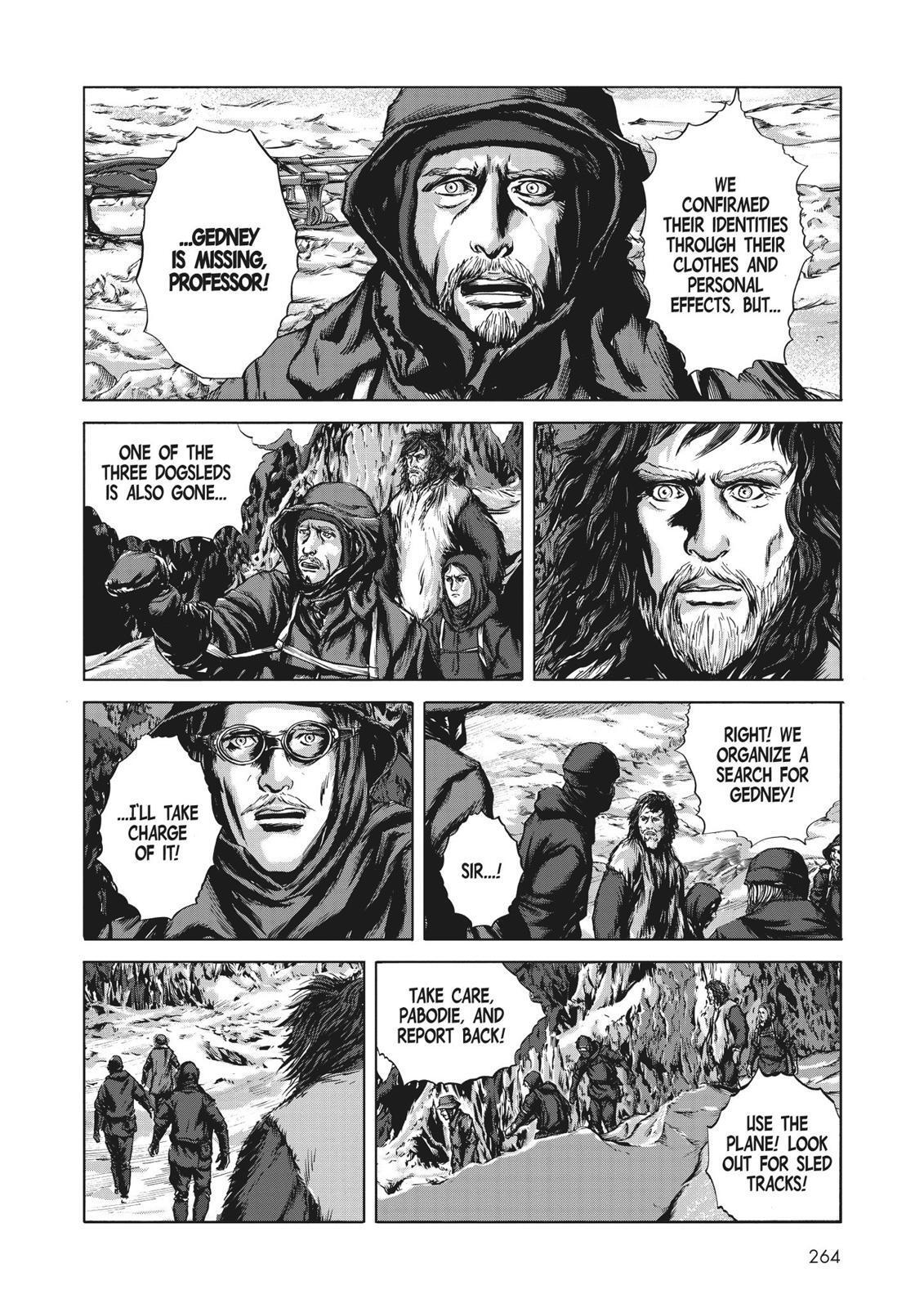 Read H.P. Lovecraft's At the Mountains of Madness Manga Online