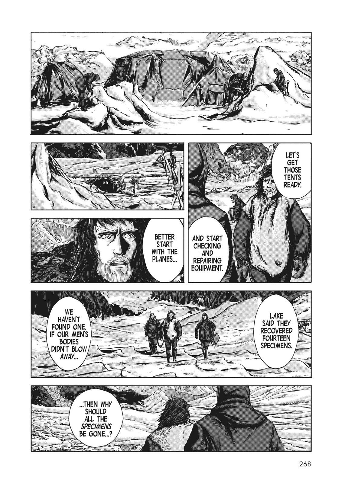 Read H.P. Lovecraft's At the Mountains of Madness Manga Online