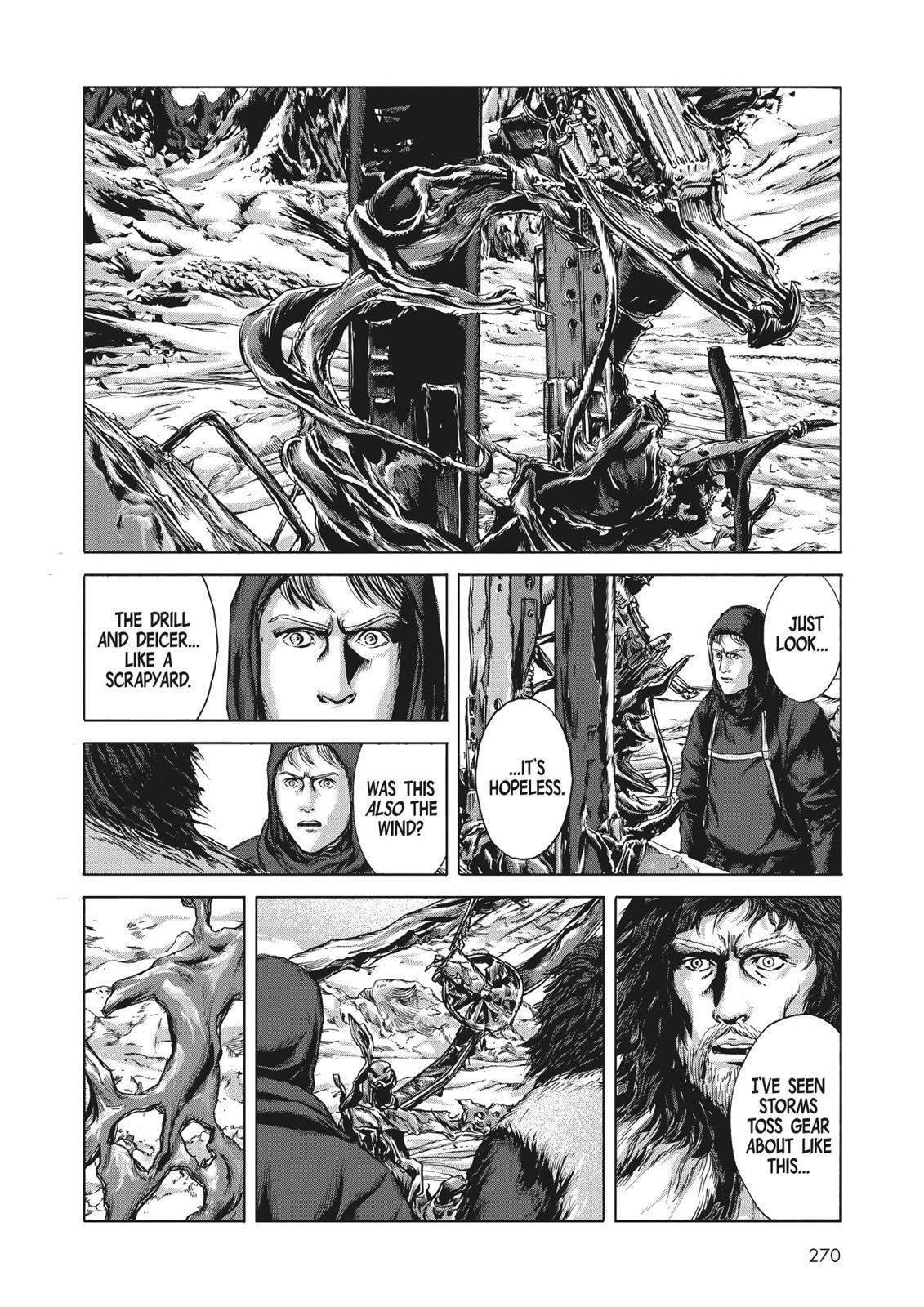 Read H.P. Lovecraft's At the Mountains of Madness Manga Online