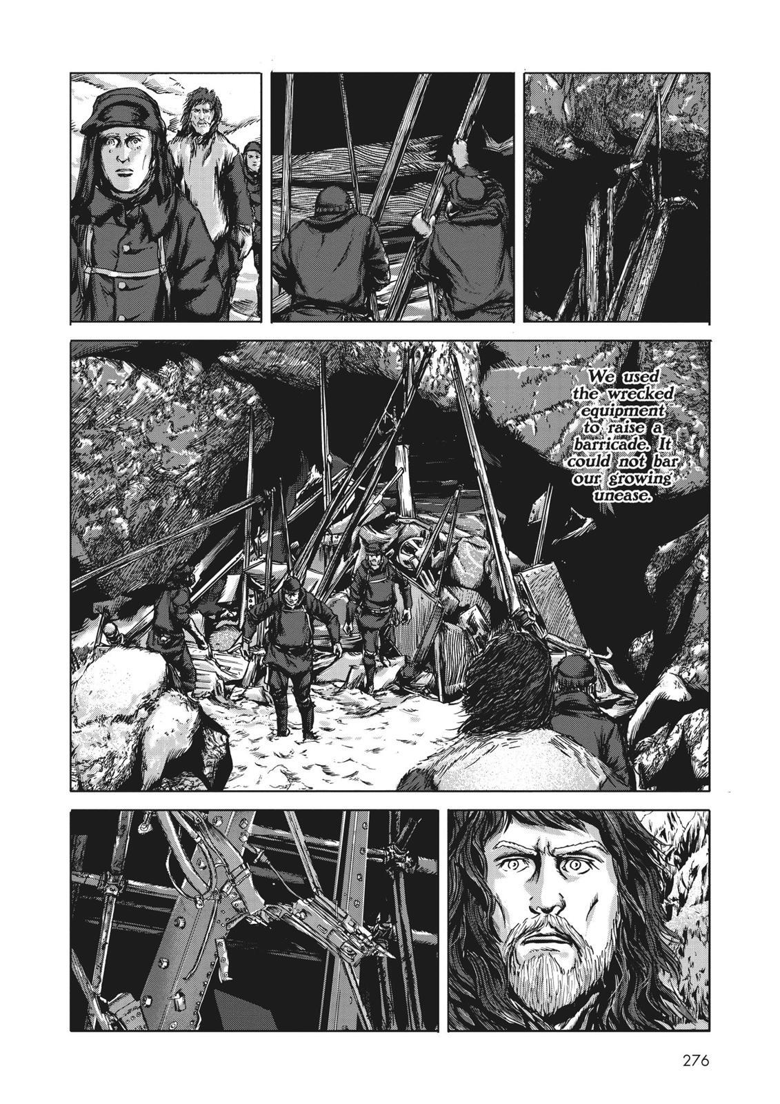 Read H.P. Lovecraft's At the Mountains of Madness Manga Online