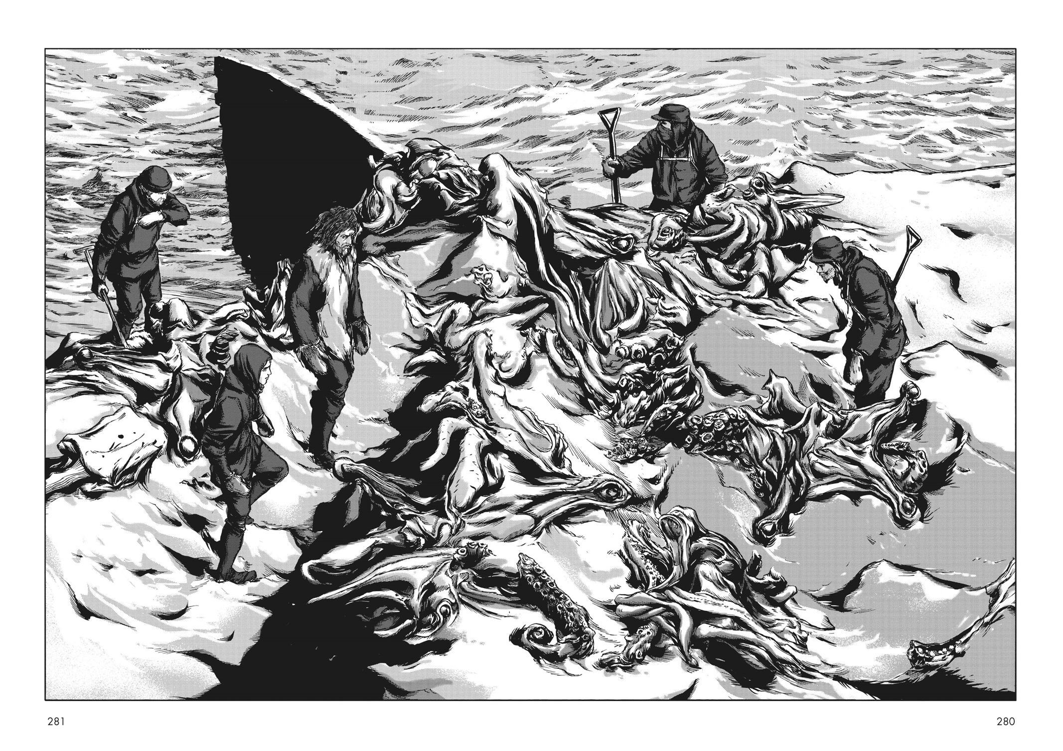 Read H.P. Lovecraft's At the Mountains of Madness Manga Online