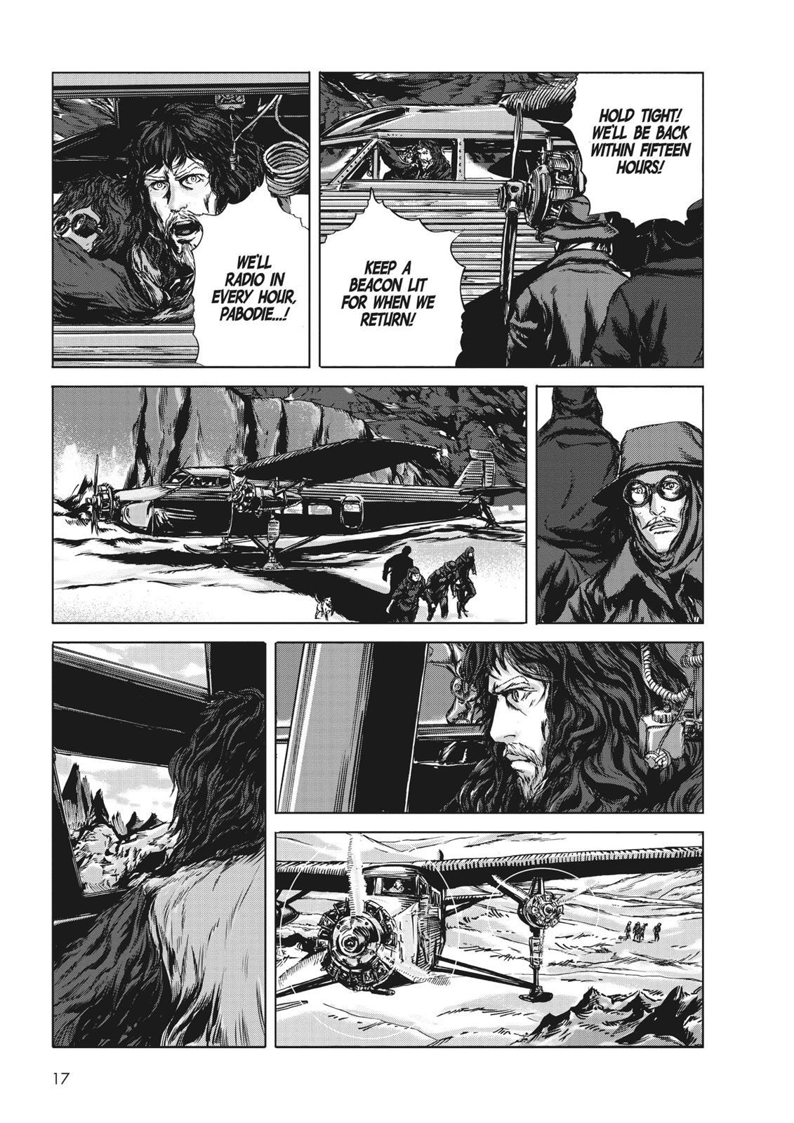Read H.P. Lovecraft's At the Mountains of Madness Manga Online