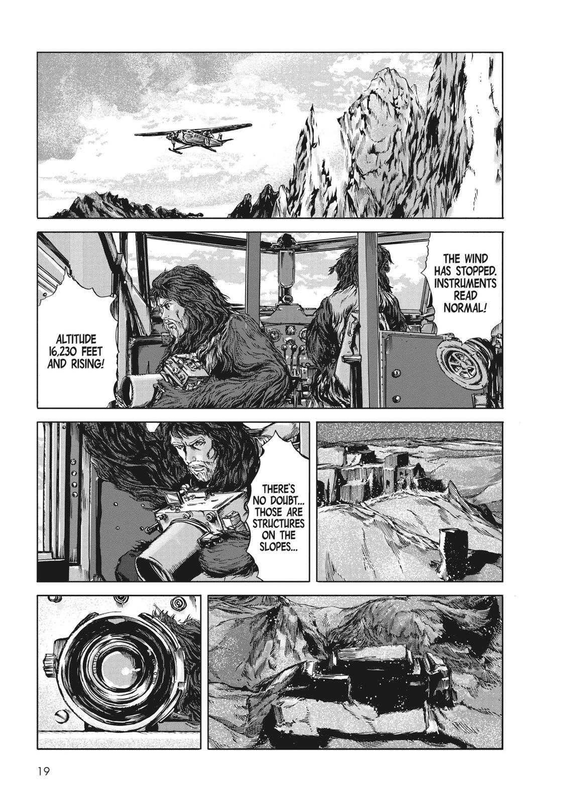 Read H.P. Lovecraft's At the Mountains of Madness Manga Online