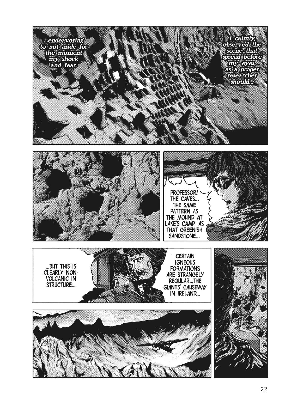 Read H.P. Lovecraft's At the Mountains of Madness Manga Online