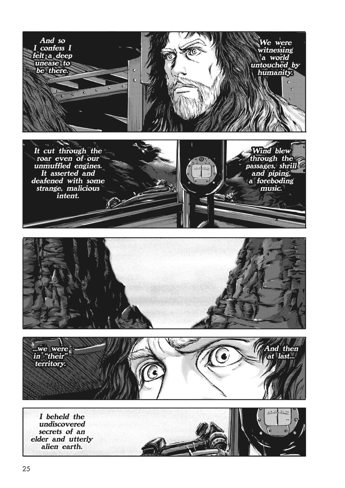 Read H.P. Lovecraft's At the Mountains of Madness Manga Online