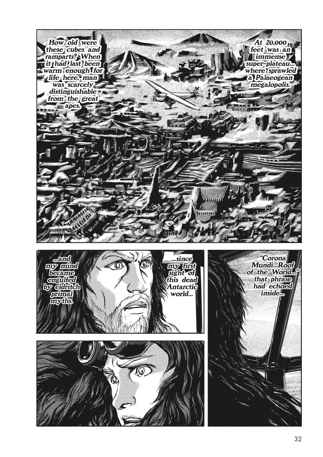 Read H.P. Lovecraft's At the Mountains of Madness Manga Online