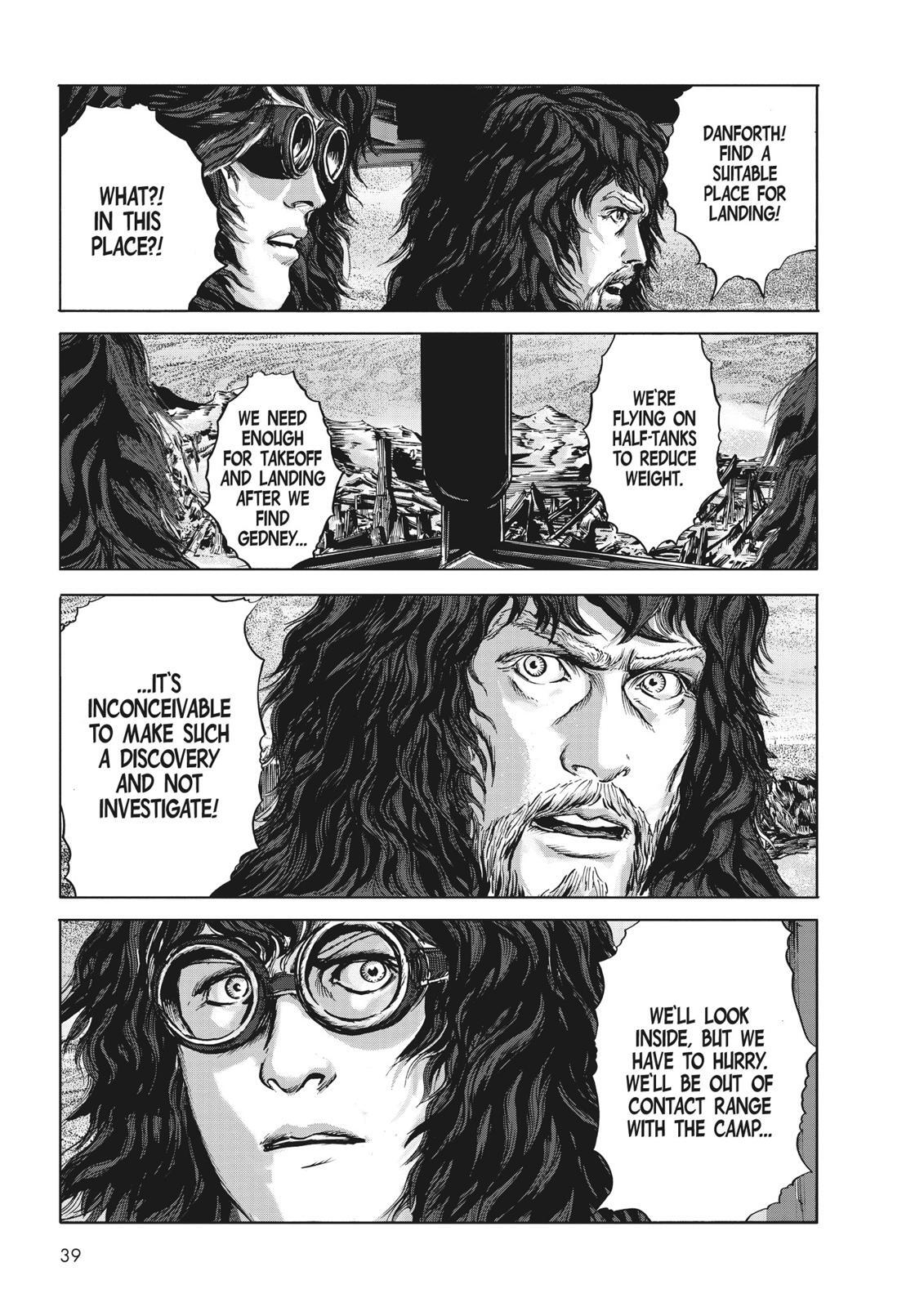 Read H.P. Lovecraft's At the Mountains of Madness Manga Online