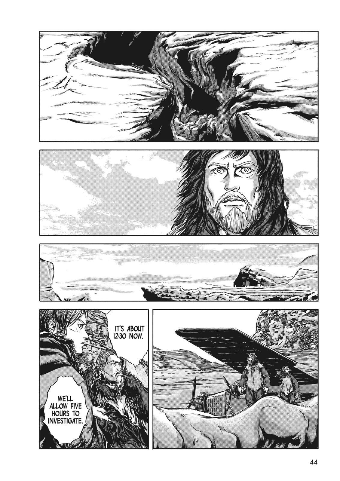 Read H.P. Lovecraft's At the Mountains of Madness Manga Online