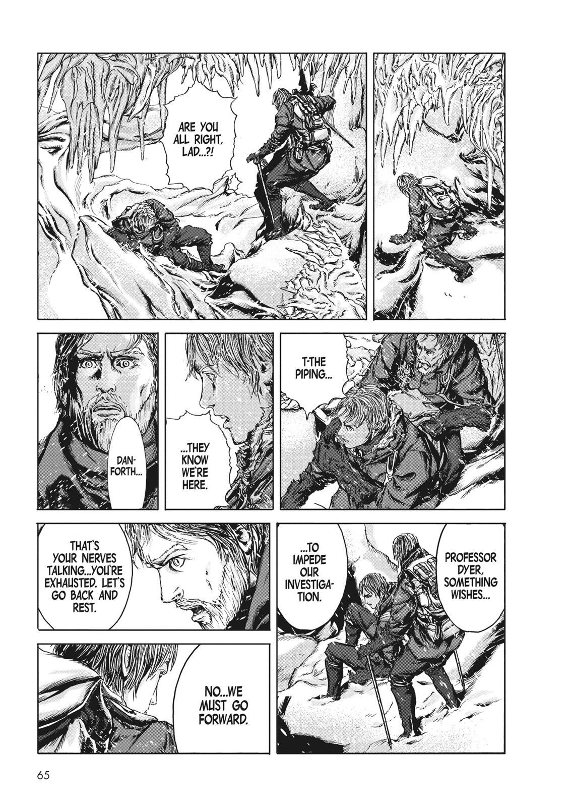 Read H.P. Lovecraft's At the Mountains of Madness Manga Online
