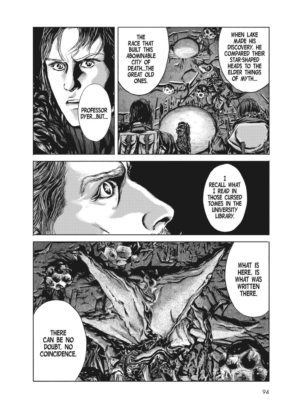 Read H.P. Lovecraft's At the Mountains of Madness Manga Online